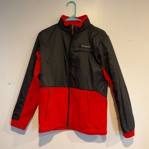 Worn Columbia kids zip up